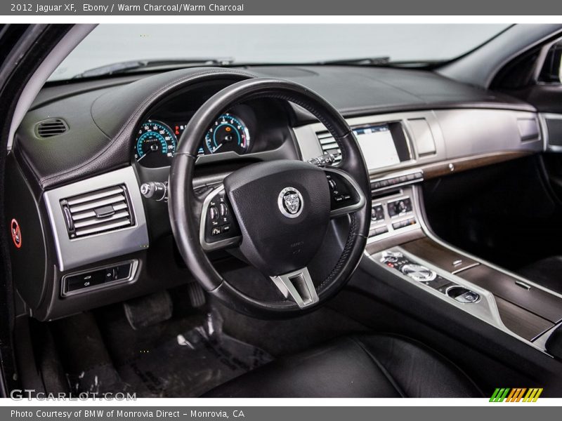 Ebony / Warm Charcoal/Warm Charcoal 2012 Jaguar XF