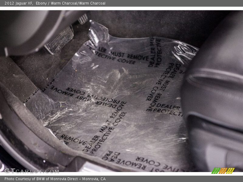 Ebony / Warm Charcoal/Warm Charcoal 2012 Jaguar XF