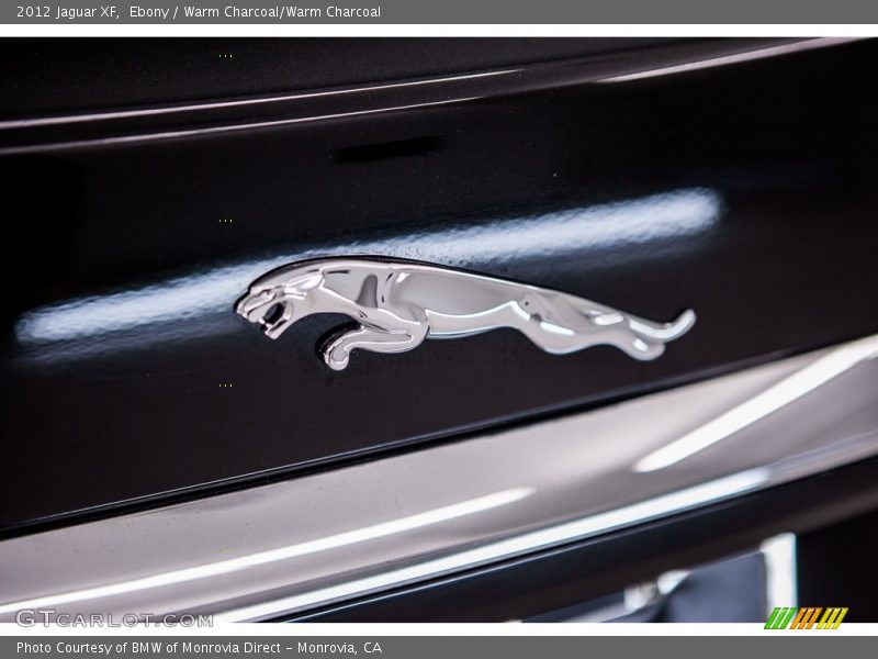 Ebony / Warm Charcoal/Warm Charcoal 2012 Jaguar XF