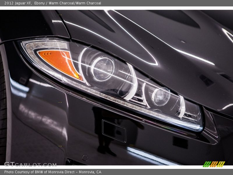 Ebony / Warm Charcoal/Warm Charcoal 2012 Jaguar XF