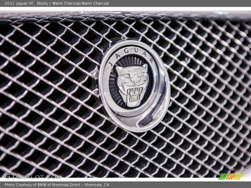 Ebony / Warm Charcoal/Warm Charcoal 2012 Jaguar XF