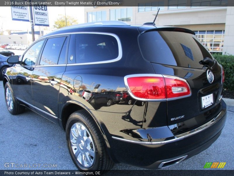 Ebony Twilight Metallic / Ebony/Ebony 2016 Buick Enclave Leather