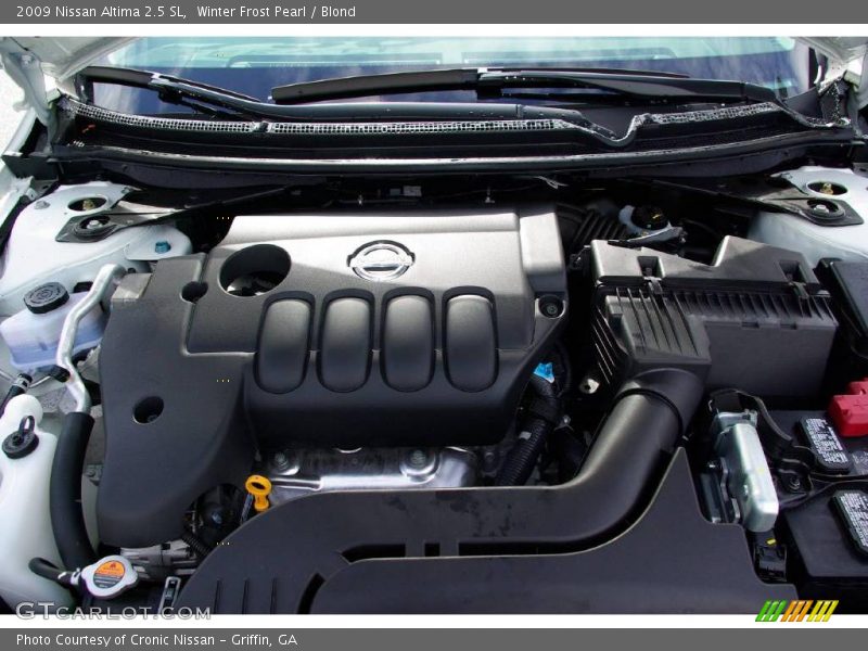 Winter Frost Pearl / Blond 2009 Nissan Altima 2.5 SL
