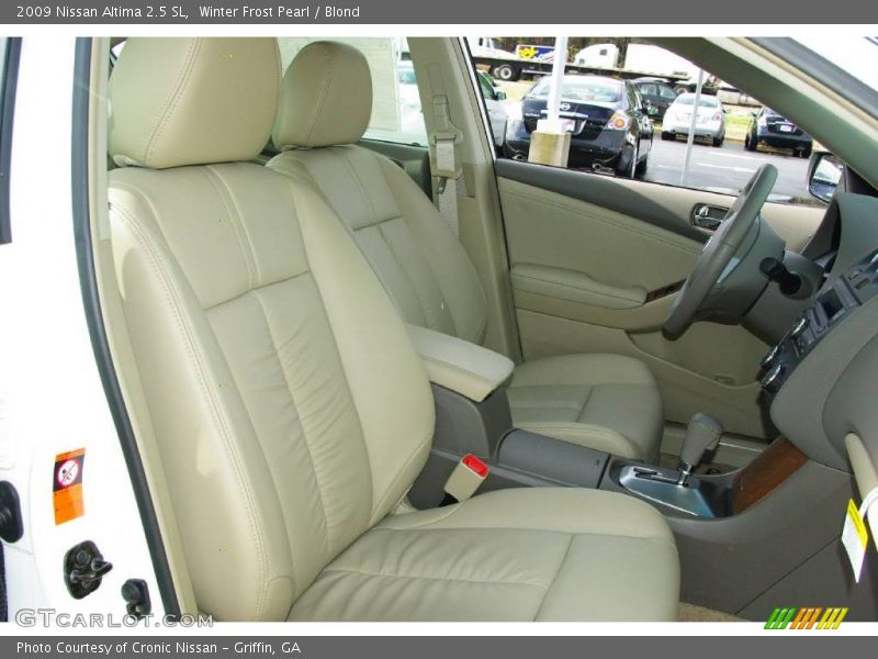 Winter Frost Pearl / Blond 2009 Nissan Altima 2.5 SL