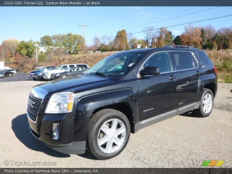 Carbon Black Metallic / Jet Black 2010 GMC Terrain SLE
