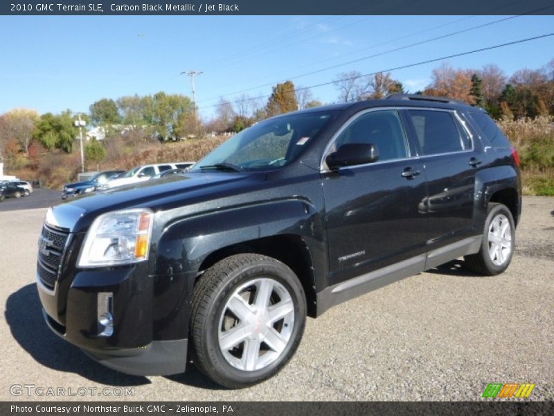 Carbon Black Metallic / Jet Black 2010 GMC Terrain SLE