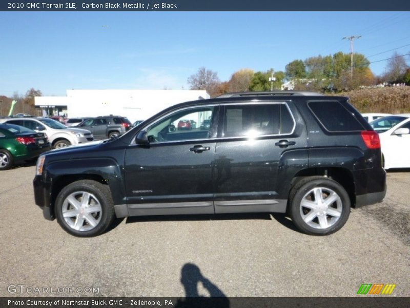 Carbon Black Metallic / Jet Black 2010 GMC Terrain SLE