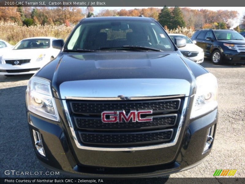 Carbon Black Metallic / Jet Black 2010 GMC Terrain SLE