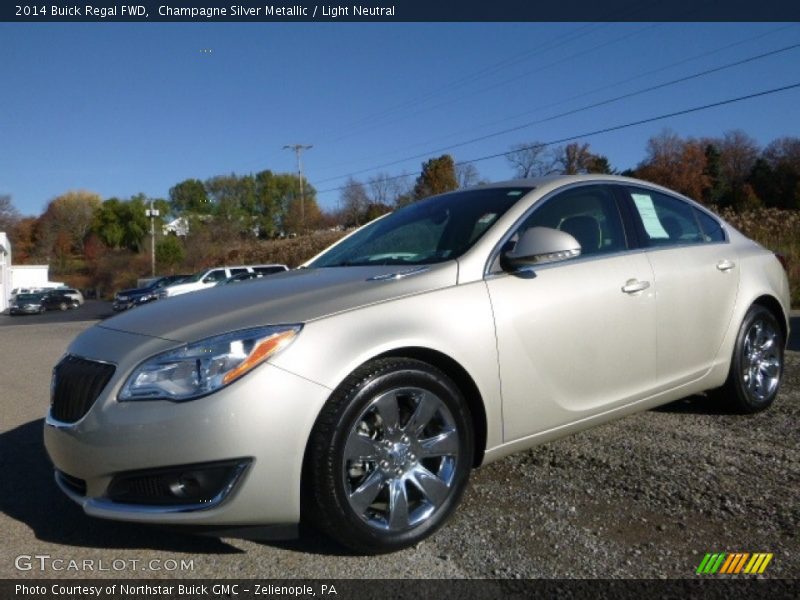 Champagne Silver Metallic / Light Neutral 2014 Buick Regal FWD