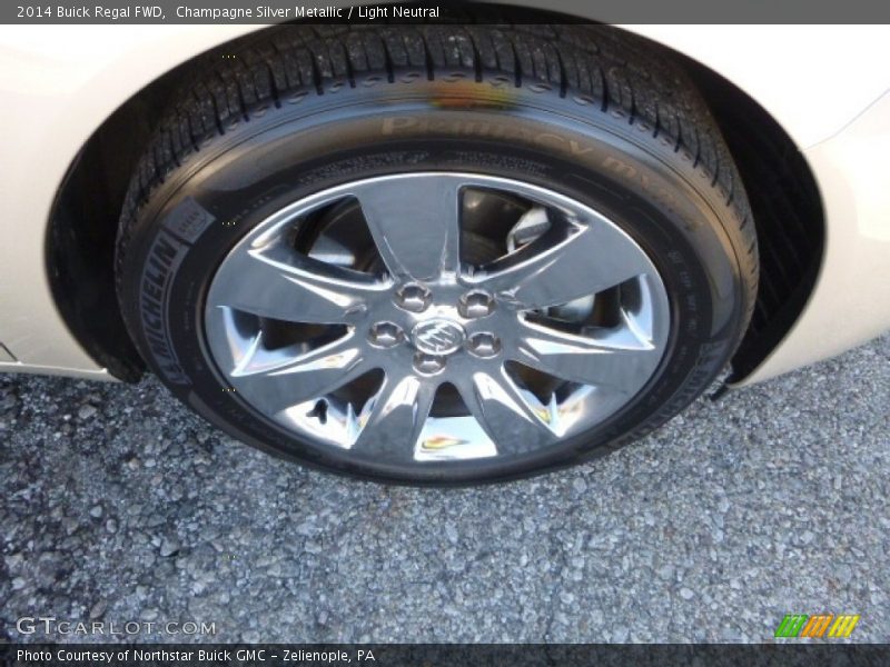 Champagne Silver Metallic / Light Neutral 2014 Buick Regal FWD