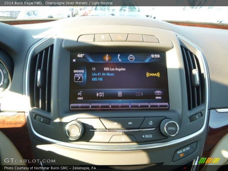 Champagne Silver Metallic / Light Neutral 2014 Buick Regal FWD