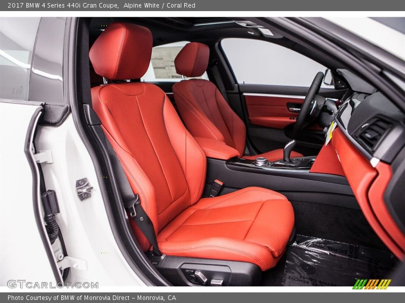  2017 4 Series 440i Gran Coupe Coral Red Interior