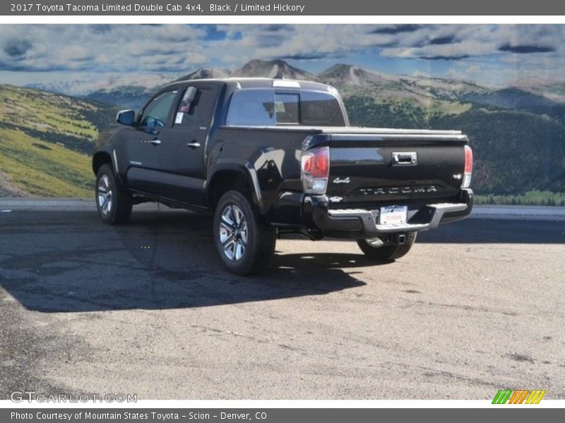 Black / Limited Hickory 2017 Toyota Tacoma Limited Double Cab 4x4