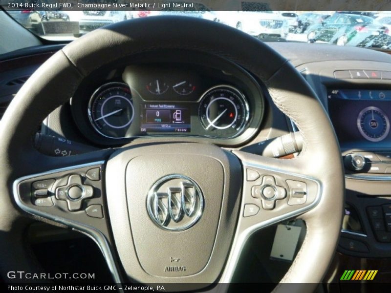 Champagne Silver Metallic / Light Neutral 2014 Buick Regal FWD