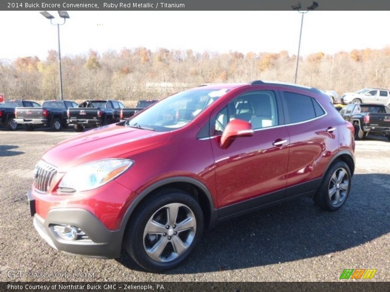 Ruby Red Metallic / Titanium 2014 Buick Encore Convenience