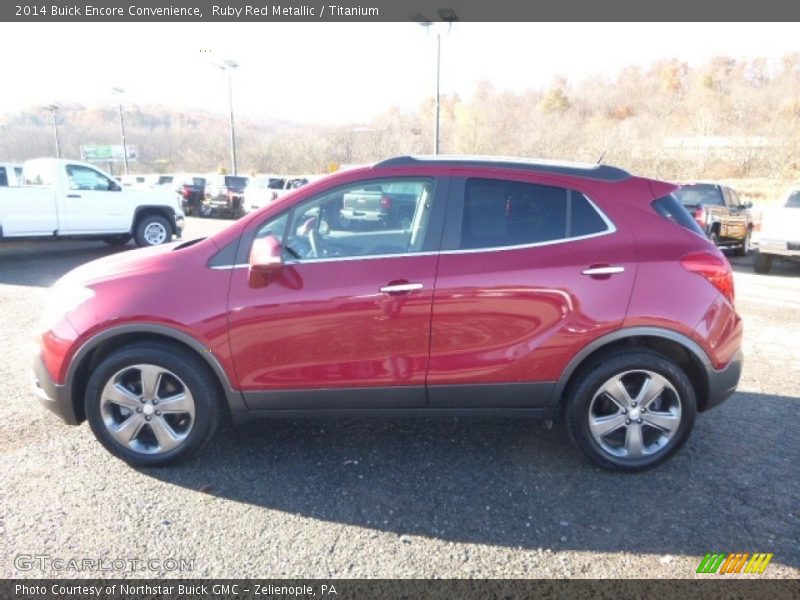 Ruby Red Metallic / Titanium 2014 Buick Encore Convenience