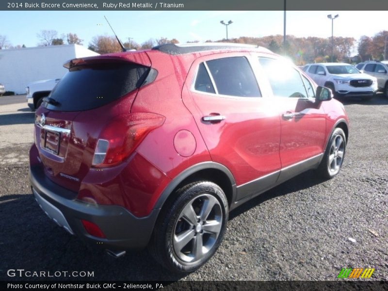 Ruby Red Metallic / Titanium 2014 Buick Encore Convenience