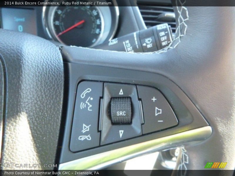 Ruby Red Metallic / Titanium 2014 Buick Encore Convenience