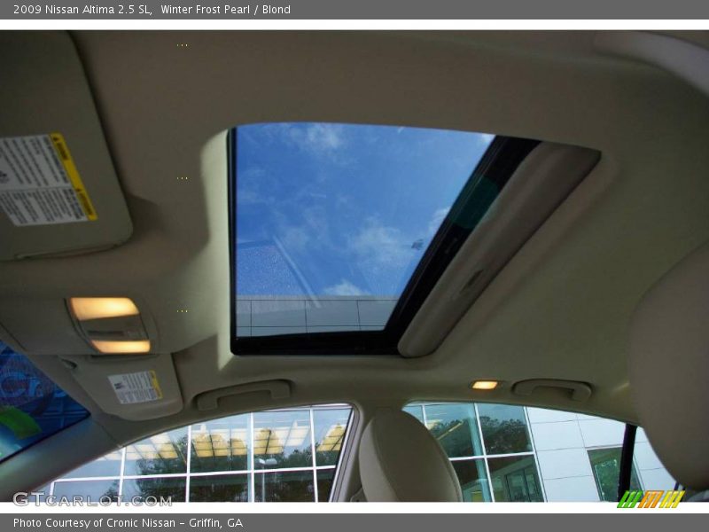 Winter Frost Pearl / Blond 2009 Nissan Altima 2.5 SL