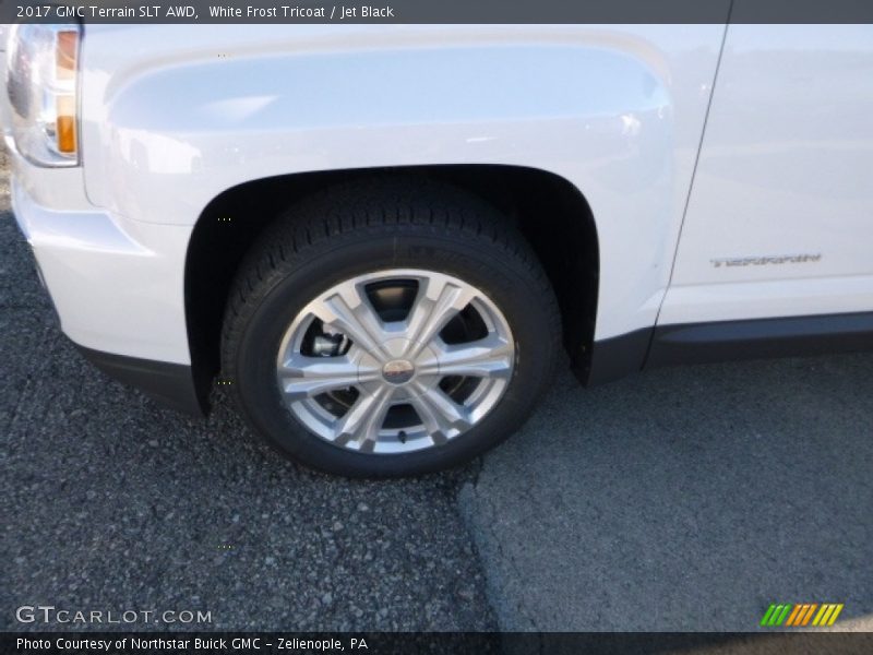 White Frost Tricoat / Jet Black 2017 GMC Terrain SLT AWD