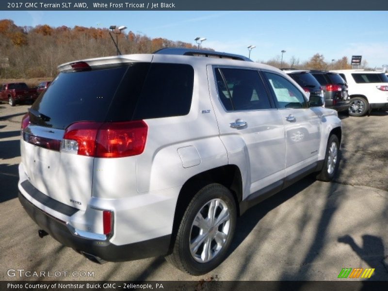 White Frost Tricoat / Jet Black 2017 GMC Terrain SLT AWD