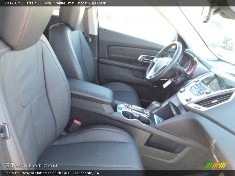 White Frost Tricoat / Jet Black 2017 GMC Terrain SLT AWD