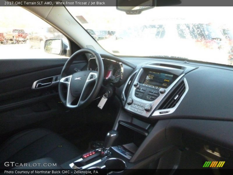 White Frost Tricoat / Jet Black 2017 GMC Terrain SLT AWD