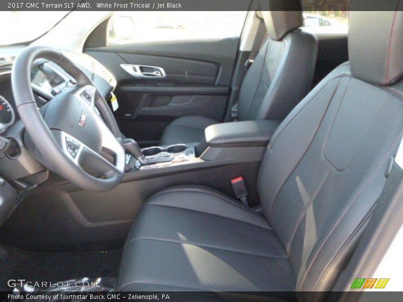 White Frost Tricoat / Jet Black 2017 GMC Terrain SLT AWD