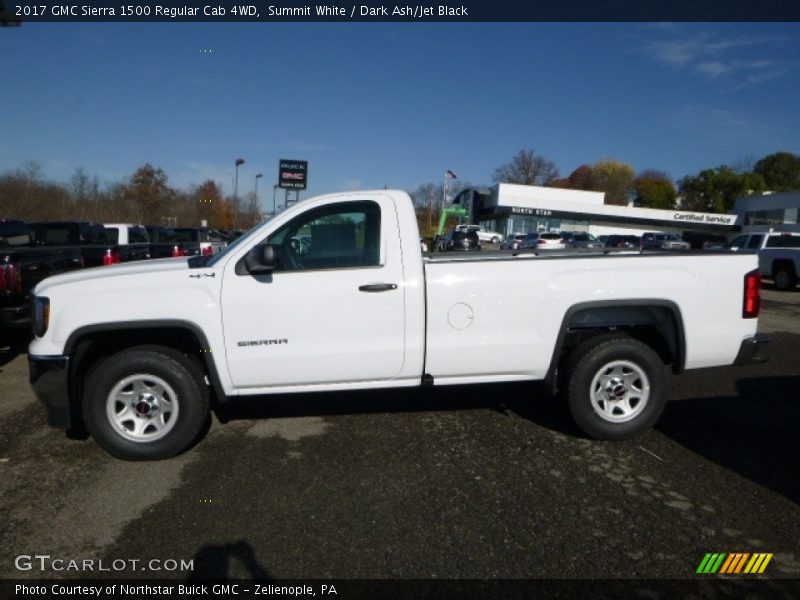 Summit White / Dark Ash/Jet Black 2017 GMC Sierra 1500 Regular Cab 4WD