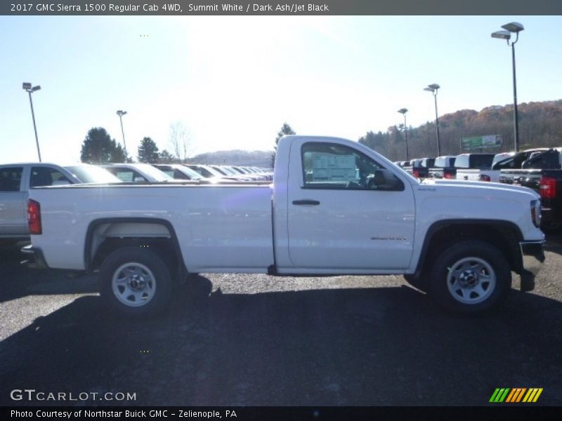 Summit White / Dark Ash/Jet Black 2017 GMC Sierra 1500 Regular Cab 4WD