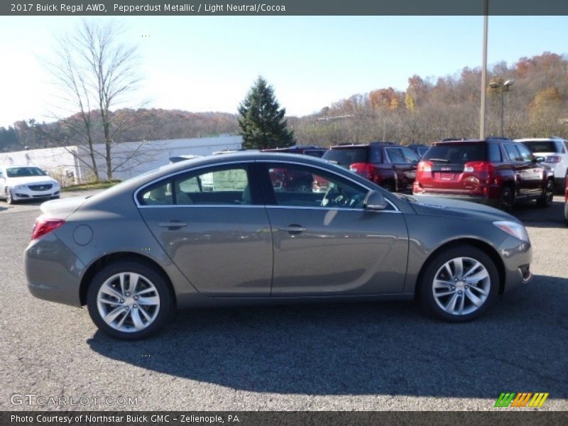 Pepperdust Metallic / Light Neutral/Cocoa 2017 Buick Regal AWD