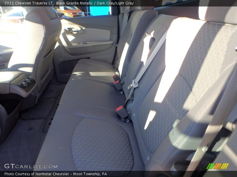 Black Granite Metallic / Dark Gray/Light Gray 2011 Chevrolet Traverse LT