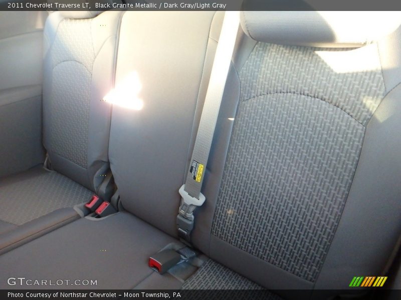Black Granite Metallic / Dark Gray/Light Gray 2011 Chevrolet Traverse LT