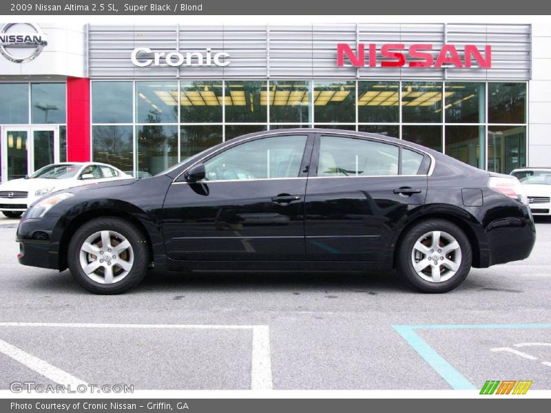 Super Black / Blond 2009 Nissan Altima 2.5 SL