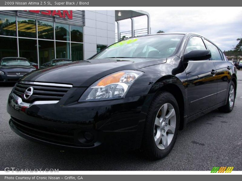 Super Black / Blond 2009 Nissan Altima 2.5 SL