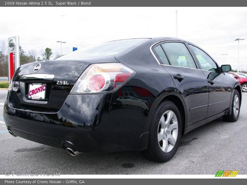 Super Black / Blond 2009 Nissan Altima 2.5 SL
