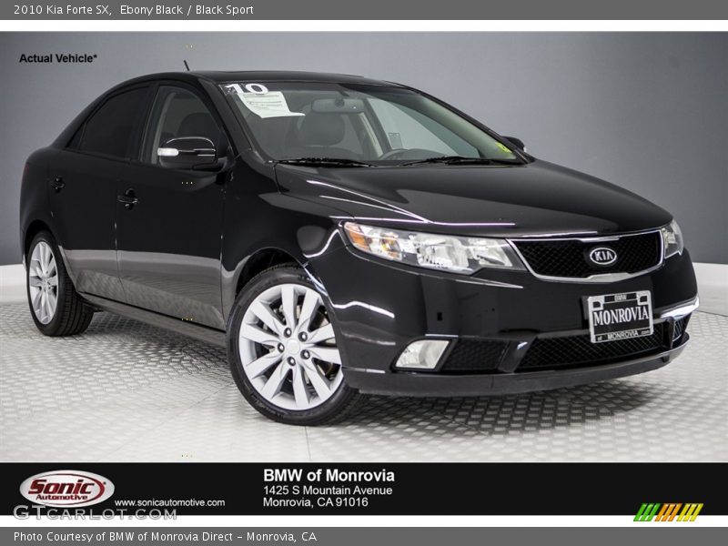 Ebony Black / Black Sport 2010 Kia Forte SX