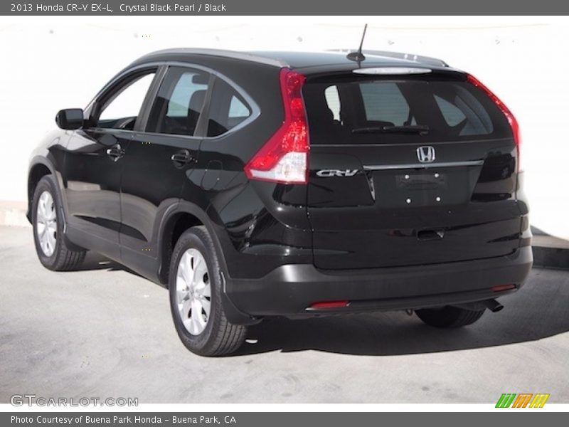 Crystal Black Pearl / Black 2013 Honda CR-V EX-L