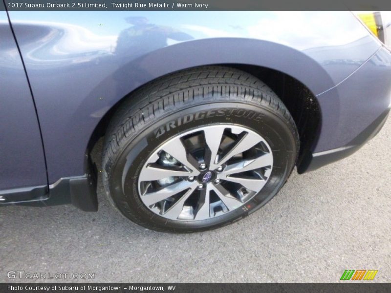 Twilight Blue Metallic / Warm Ivory 2017 Subaru Outback 2.5i Limited