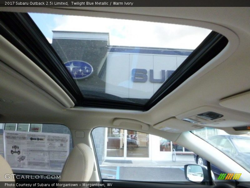 Twilight Blue Metallic / Warm Ivory 2017 Subaru Outback 2.5i Limited