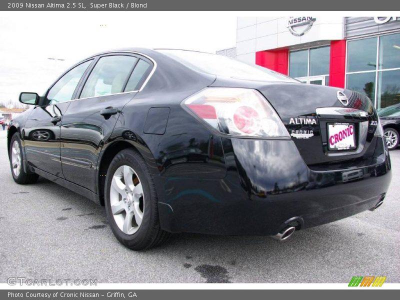 Super Black / Blond 2009 Nissan Altima 2.5 SL