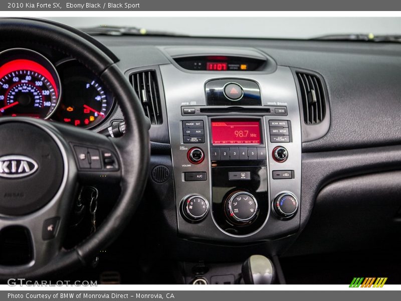 Ebony Black / Black Sport 2010 Kia Forte SX