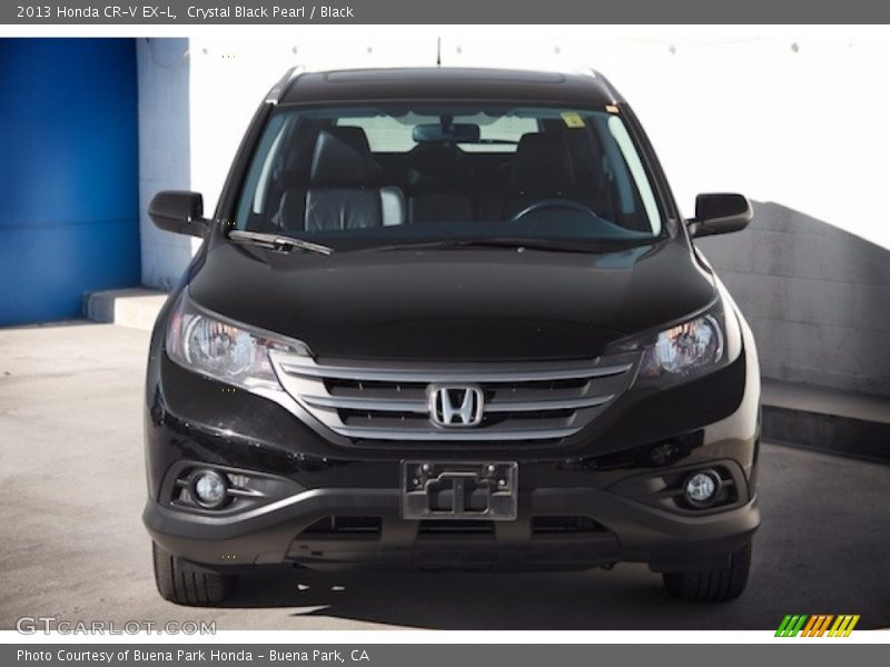 Crystal Black Pearl / Black 2013 Honda CR-V EX-L