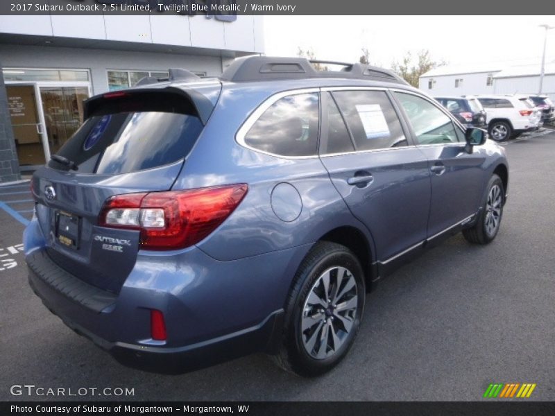 Twilight Blue Metallic / Warm Ivory 2017 Subaru Outback 2.5i Limited