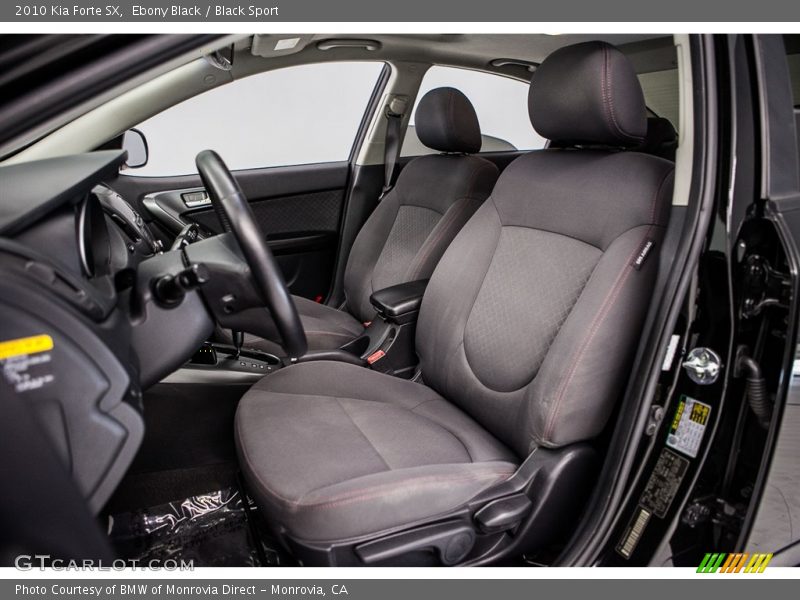 Ebony Black / Black Sport 2010 Kia Forte SX