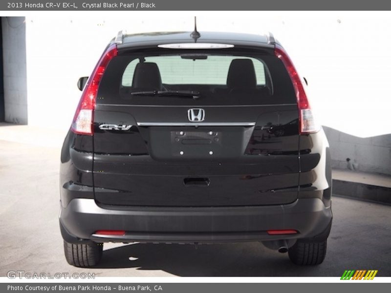 Crystal Black Pearl / Black 2013 Honda CR-V EX-L
