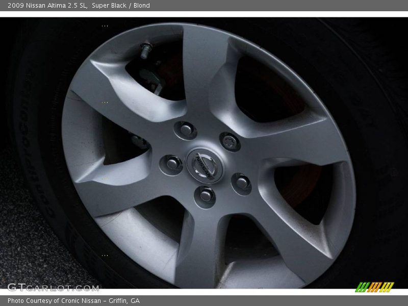 Super Black / Blond 2009 Nissan Altima 2.5 SL