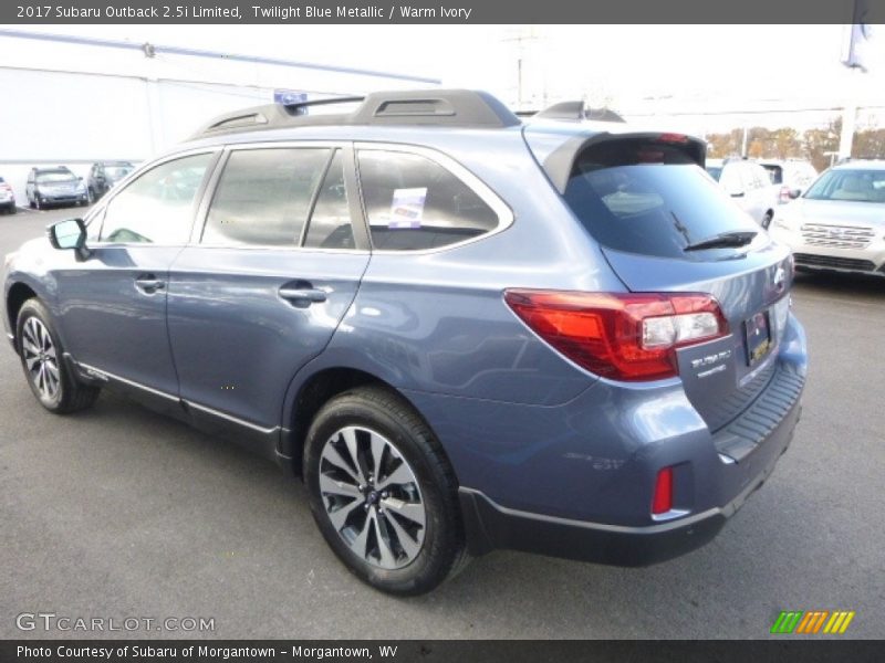 Twilight Blue Metallic / Warm Ivory 2017 Subaru Outback 2.5i Limited