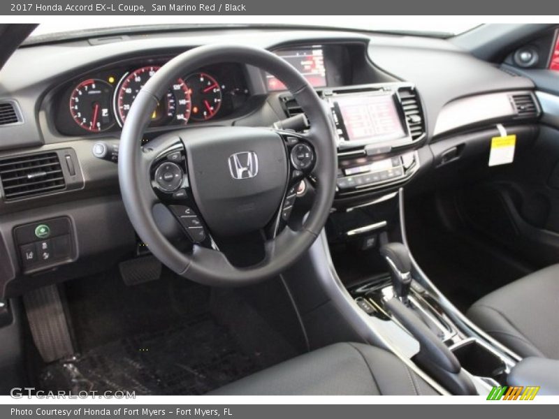 Dashboard of 2017 Accord EX-L Coupe