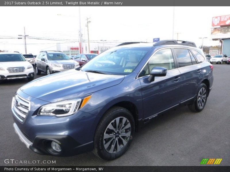 Twilight Blue Metallic / Warm Ivory 2017 Subaru Outback 2.5i Limited